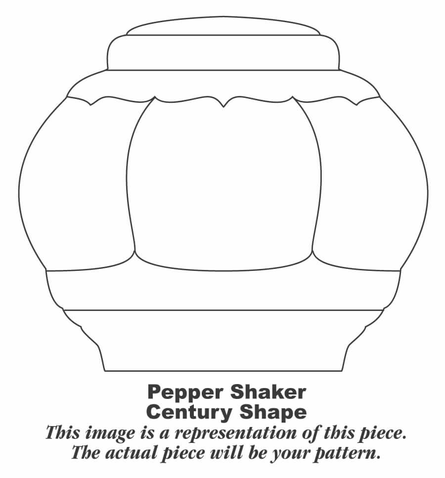 Briar Rose Pepper Shaker by Homer Laughlin -1