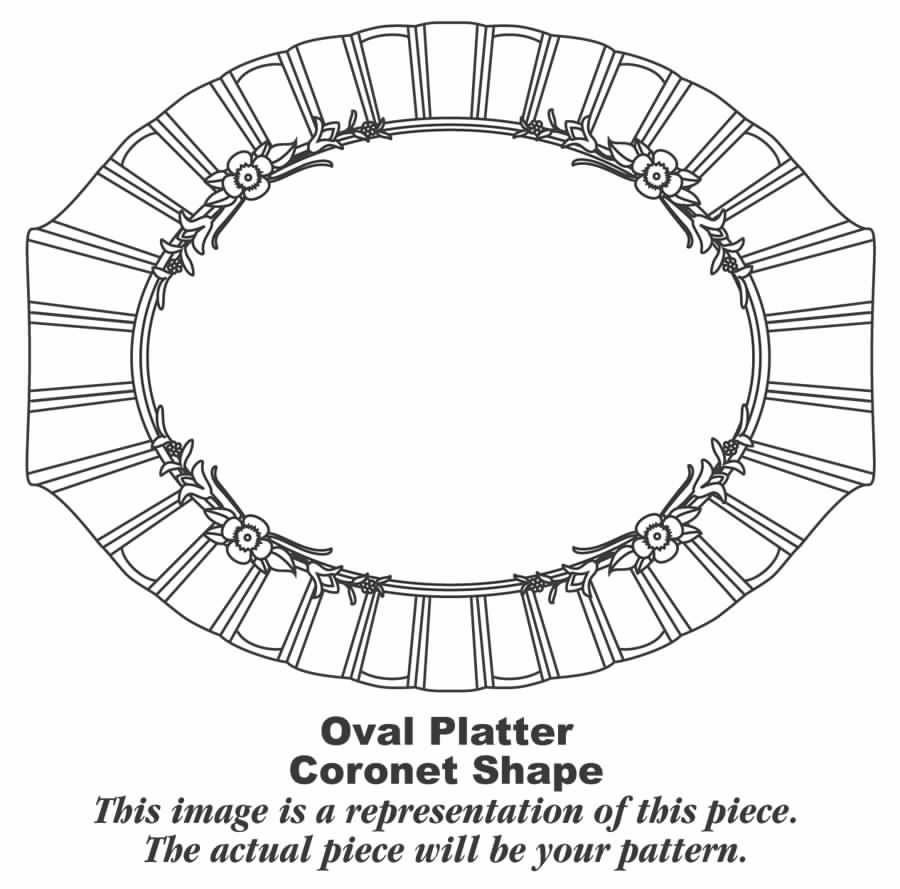 CO532 11" Oval Serving Platter by Homer Laughlin -1