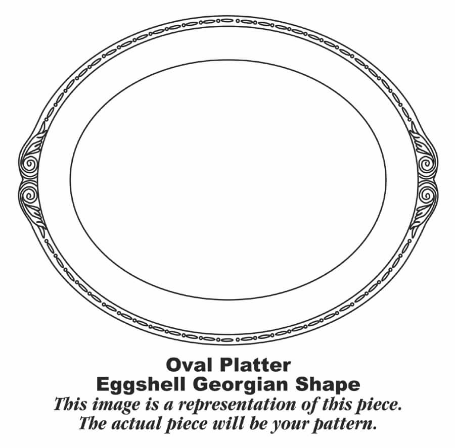 G3523 13" Oval Serving Platter by Homer Laughlin -1