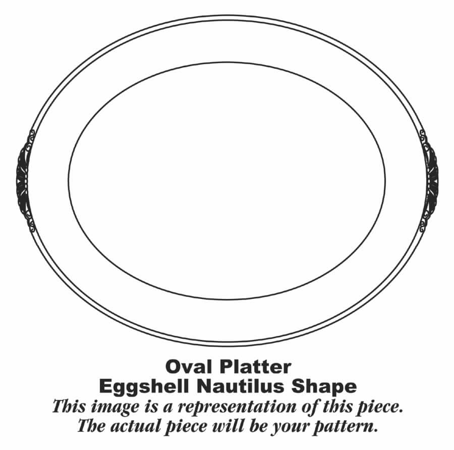 Bristol 13" Oval Serving Platter by Homer Laughlin -1