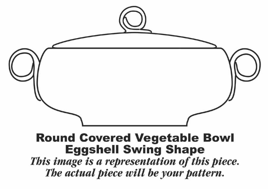 Organdy Yellow Round Covered Vegetable by Homer Laughlin -1