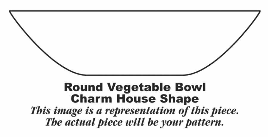 Chanticleer 8" Round Vegetable Bowl by Homer Laughlin -1