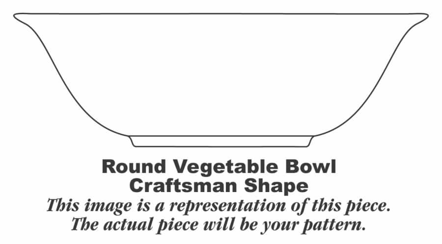 Gobelin 8" Round Vegetable Bowl by Homer Laughlin -1