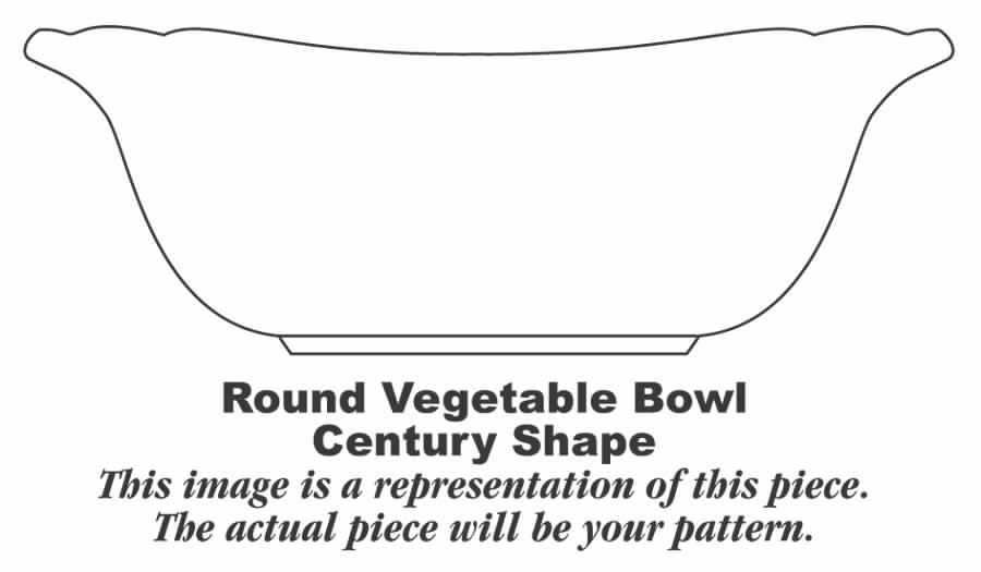 Riviera Ivory 9" Round Vegetable Bowl by Homer Laughlin -1