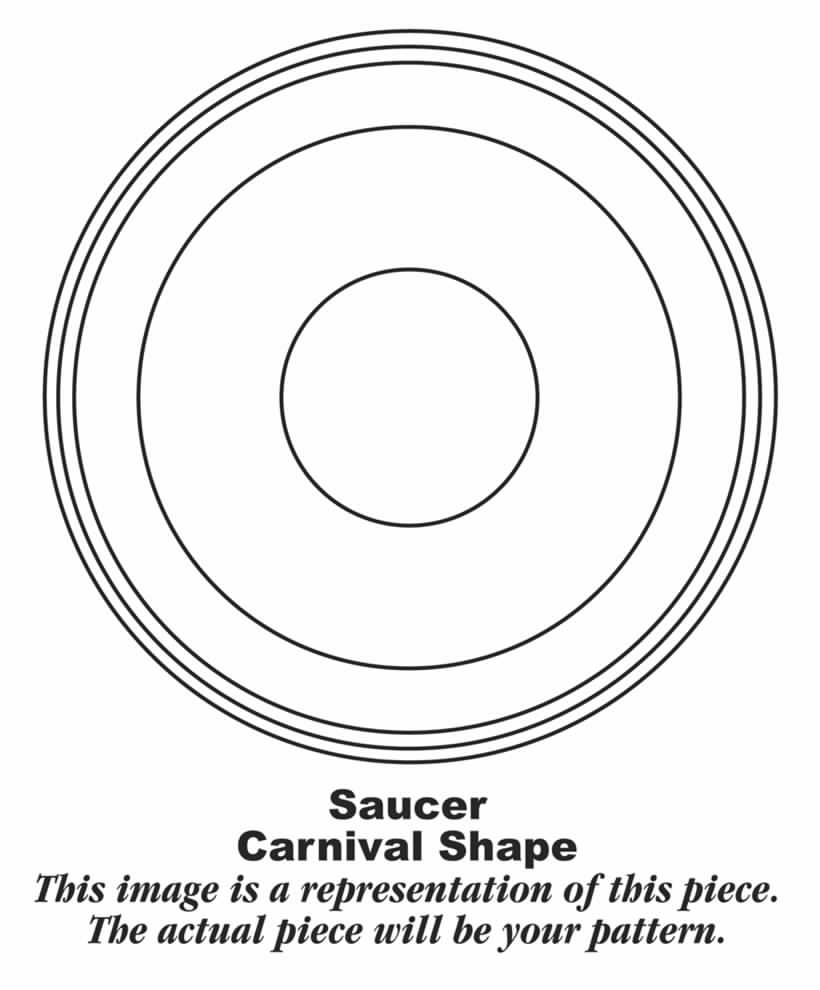 Carnival Yellow Saucer by Homer Laughlin -1
