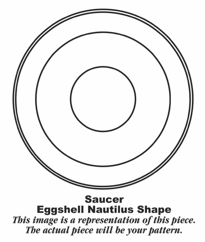 Heather Rose (Eggshell Nautilus) Saucer by Homer Laughlin -1