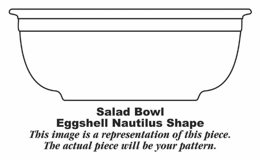 N1578 9" Salad Serving Bowl by Homer Laughlin -1