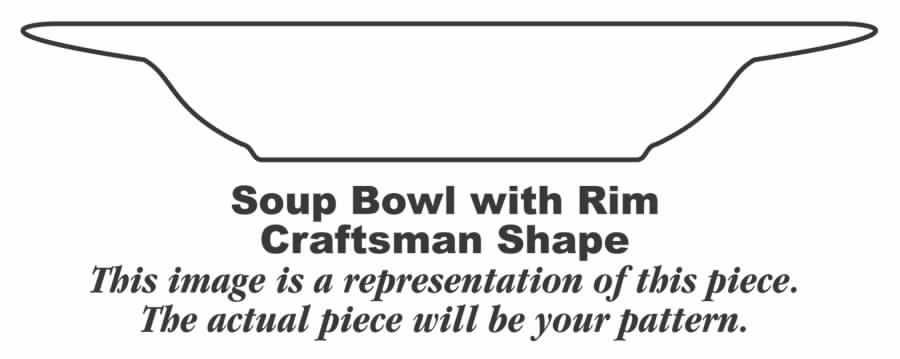 Cynthia Rim Soup Bowl by Homer Laughlin -1