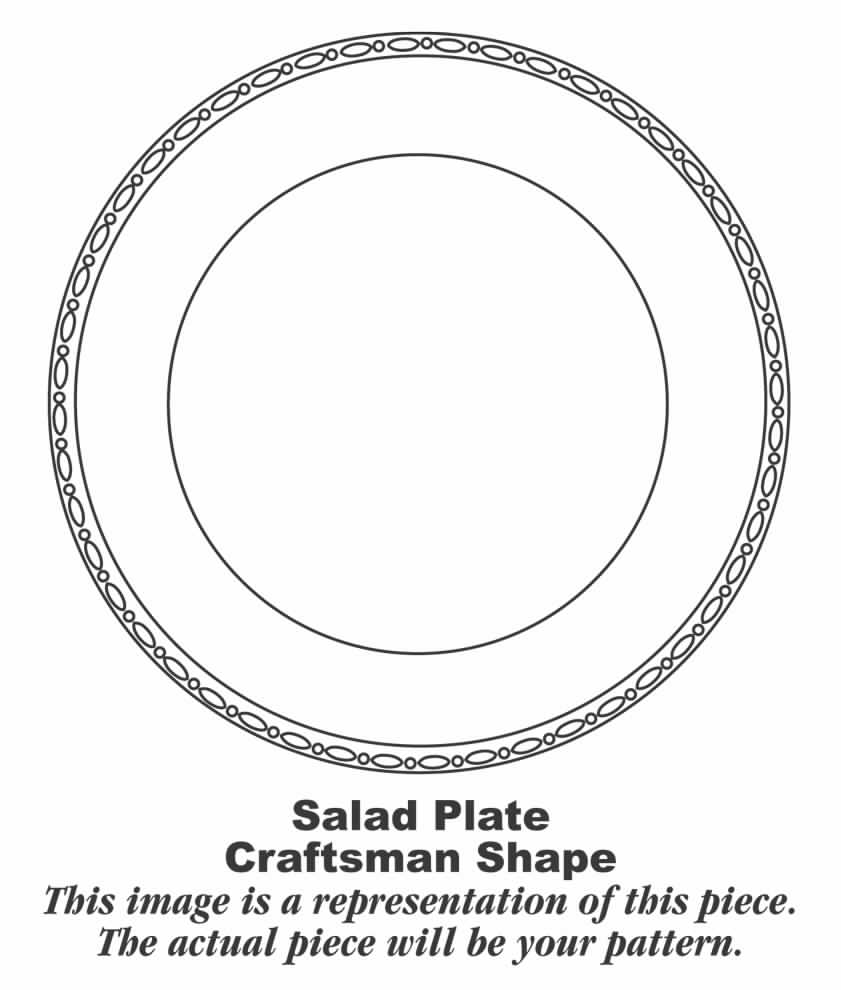 Chartreuse Salad Plate by Homer Laughlin -1