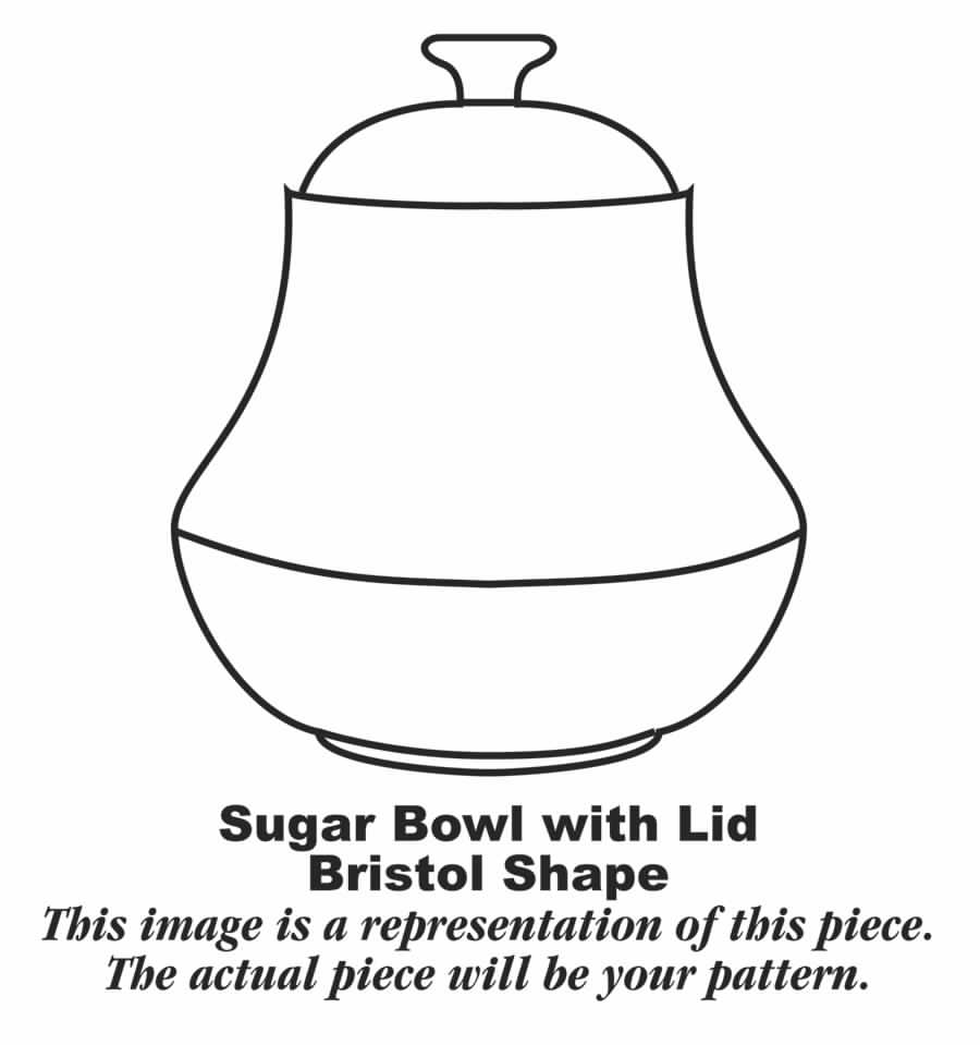 Sunflower Sugar Bowl & Lid by Homer Laughlin -1