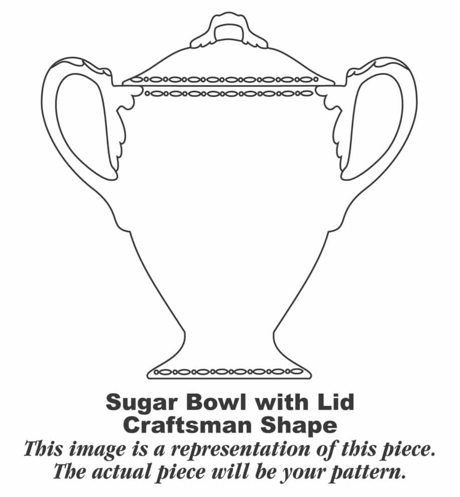 G168 Sugar Bowl & Lid by Homer Laughlin -1