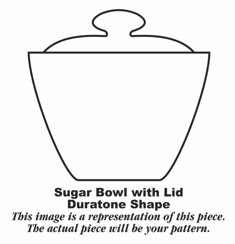 Royal Joci Sugar Bowl & Lid by Homer Laughlin -1