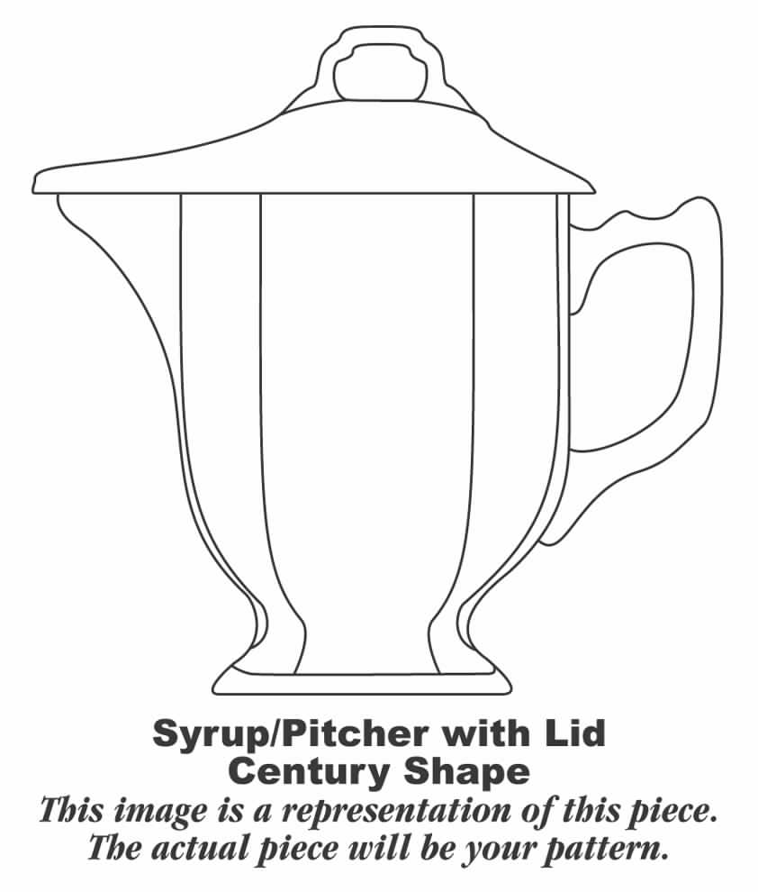 Briar Rose Large Syrup with Lid by Homer Laughlin -1