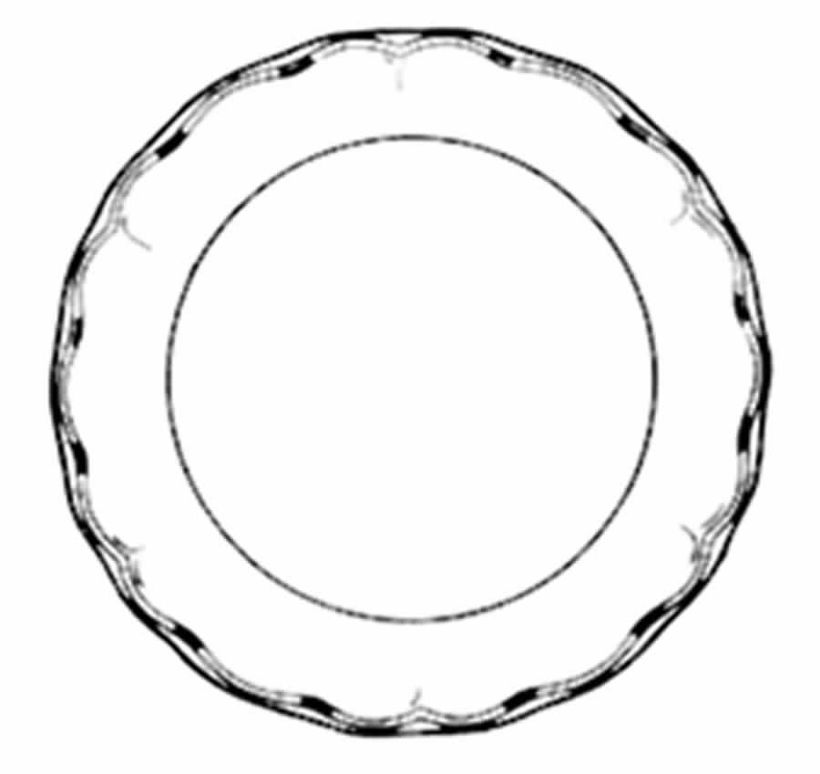 Aster Red (Marlborough) Bread & Butter Plate by Spode-1