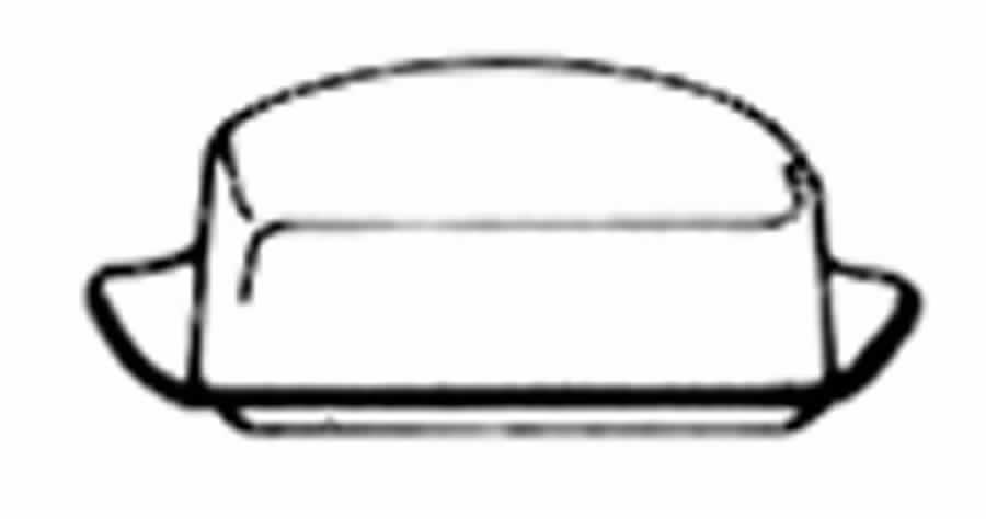 Bachelor's Button 1/4 Lb Covered Butter by Spode-1
