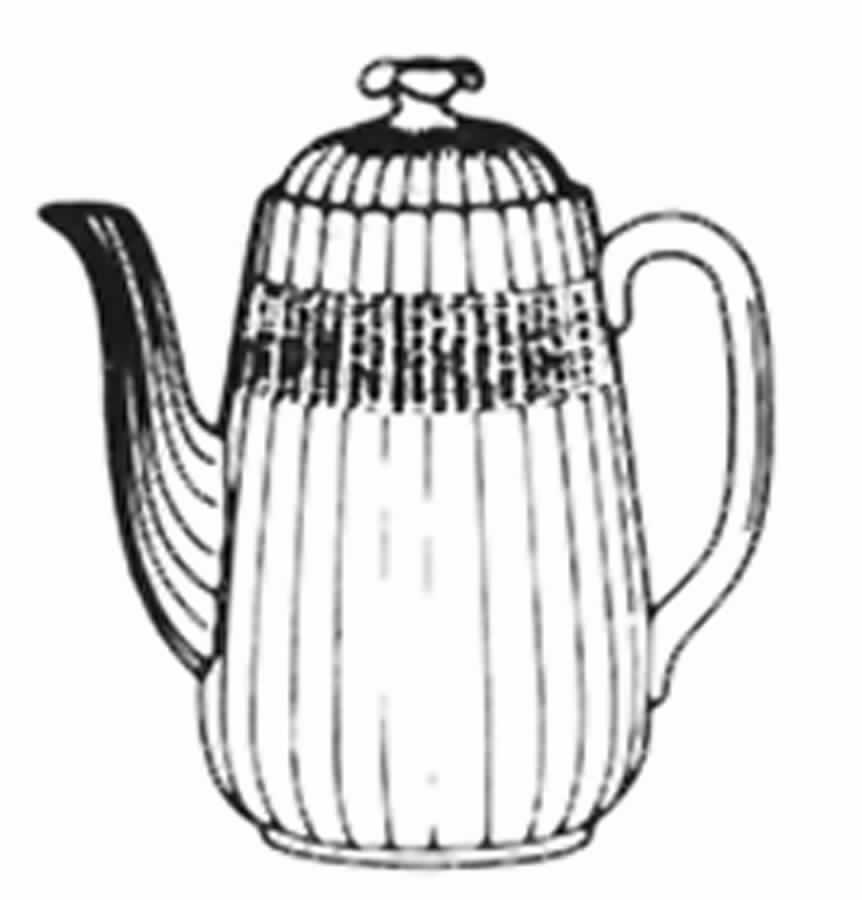 Ivanhoe Rust Coffee Pot & Lid by Spode-1