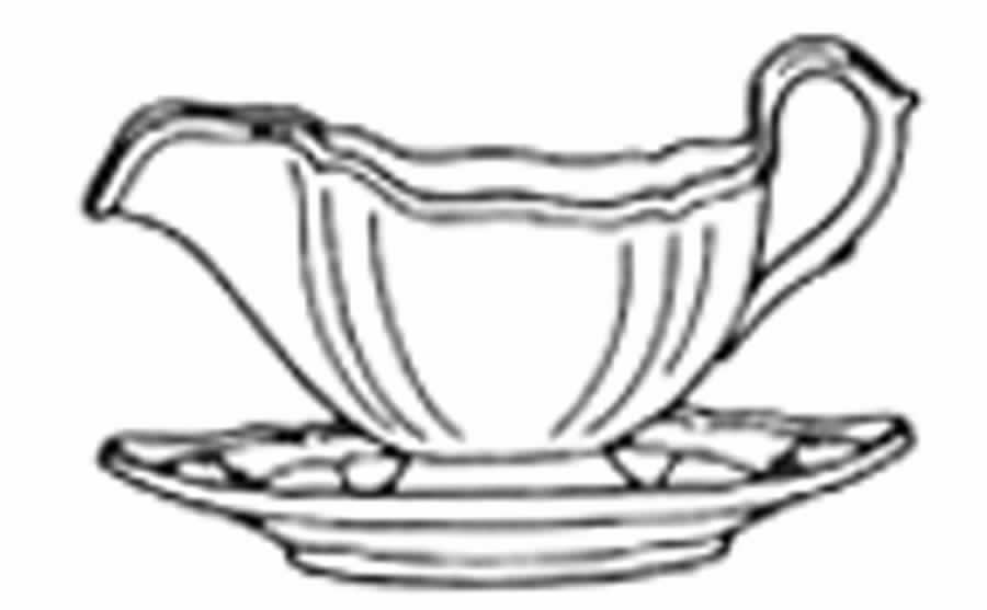 Chancellor Cobalt Blue Gravy Boat with Attached Underplate by Spode-1