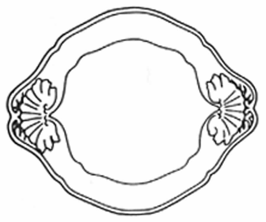 Lancaster Crimson 12" Oval Serving Platter by Spode-1