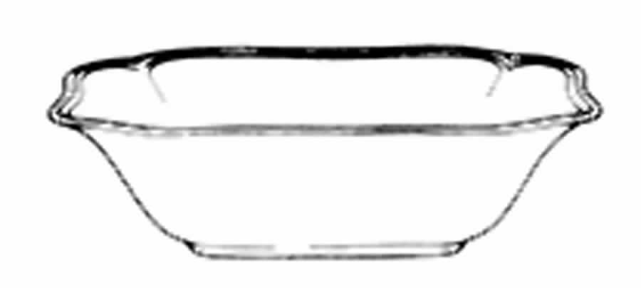 Mulberry 8" Square Vegetable Bowl by Spode-1