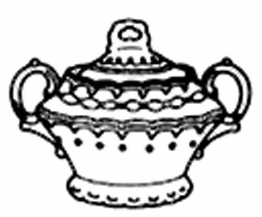 Bermuda Flowers Sugar Bowl & Lid by Spode-1