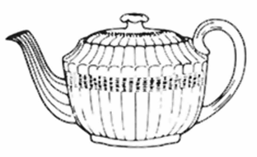Ivanhoe Rust Teapot & Lid by Spode-1