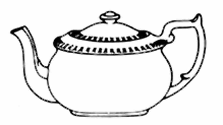 Tower Blue (Game Bird In Center) Teapot & Lid by Spode-1