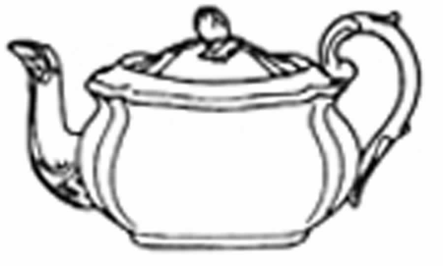 Hunting Scenes Cobalt Blue Teapot & Lid by Spode-1