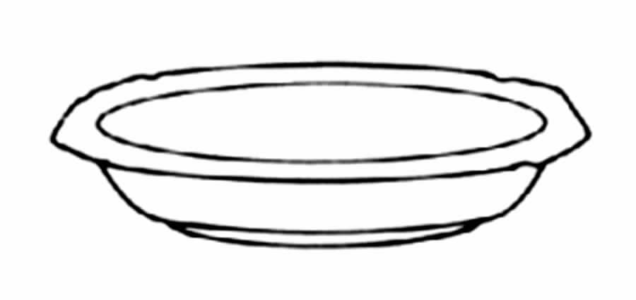 Old Bedford Blue 8" Oval Vegetable Bowl by Spode-1