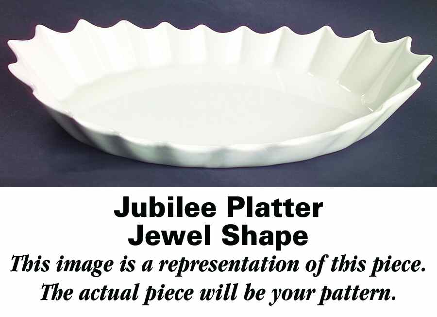 Old Concord Blue (Jewel) Jubilee Platter by Spode-1