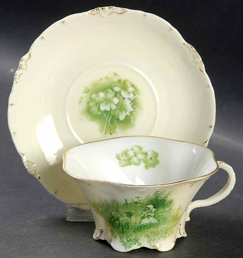 Printemps Flat Cup & Saucer Set by Rosenthal - Continental-1