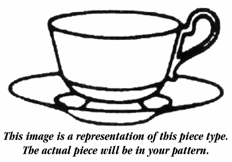 Piedmont Maroon Footed Cup & Saucer Set by Franciscan-1
