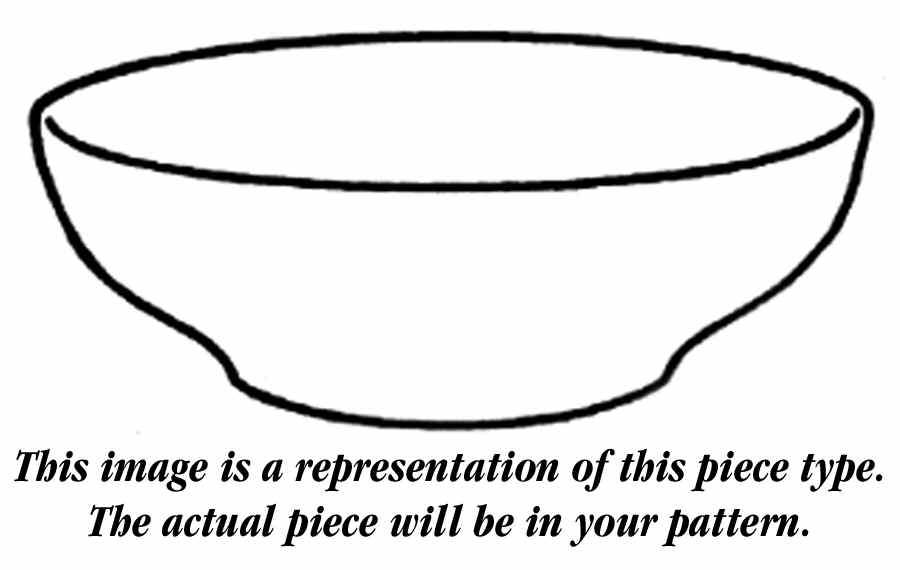 Reflections Peach 11" Large Salad Serving Bowl by Franciscan-1