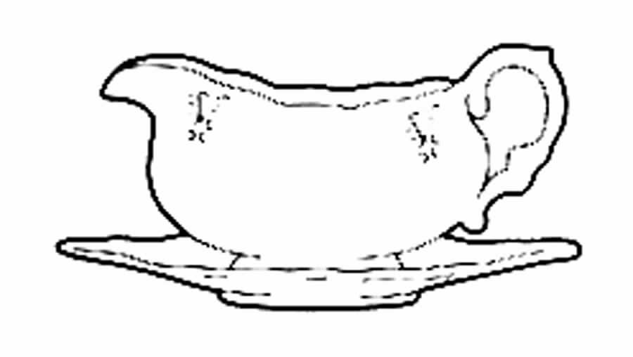 Elizabeth (Platinum Trim) Gravy Boat & Underplate by Royal Crown Derby-1