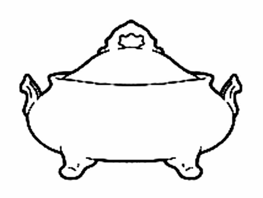 Honeysuckle Round Covered Vegetable by Royal Crown Derby-1