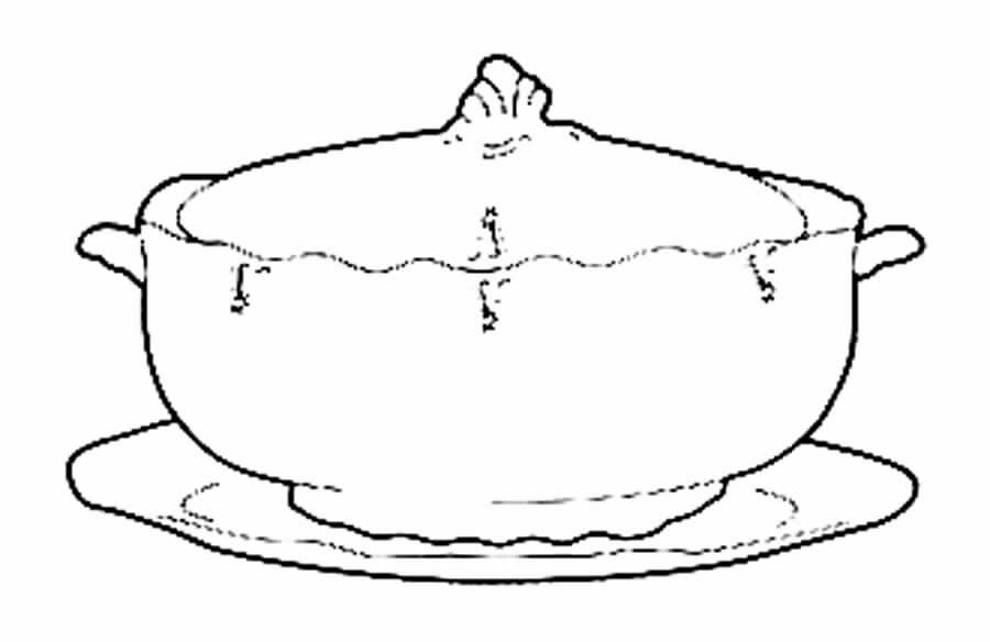 Elizabeth (Gold Trim) Tureen &  Lid by Royal Crown Derby-1
