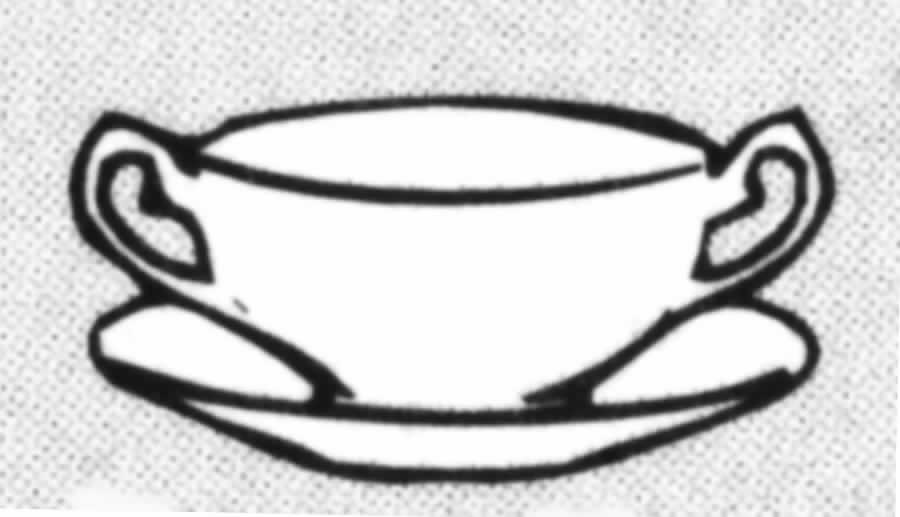 Princess Anne (Brushed Gold Edge) Cream Soup Bowl & Saucer Set by Royal Albert-1