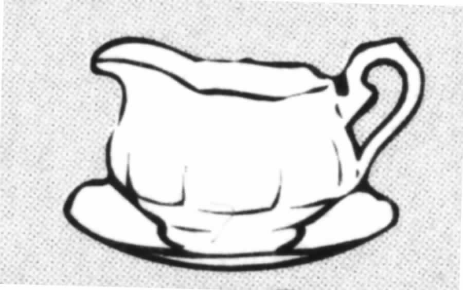 Princess Anne (Brushed Gold Edge) Gravy Boat with Attached Underplate by Royal Albert-1