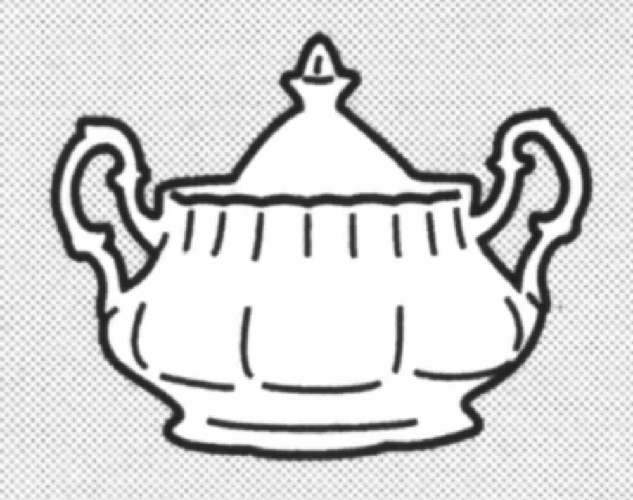 Brides Choice (Montrose) Sugar Bowl & Lid by Royal Albert-1