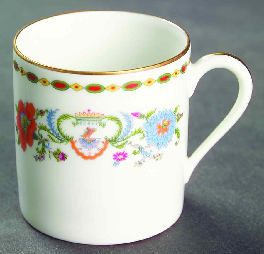 Vieux Chine (Empire, White) Flat Demitasse Cup by Raynaud-1