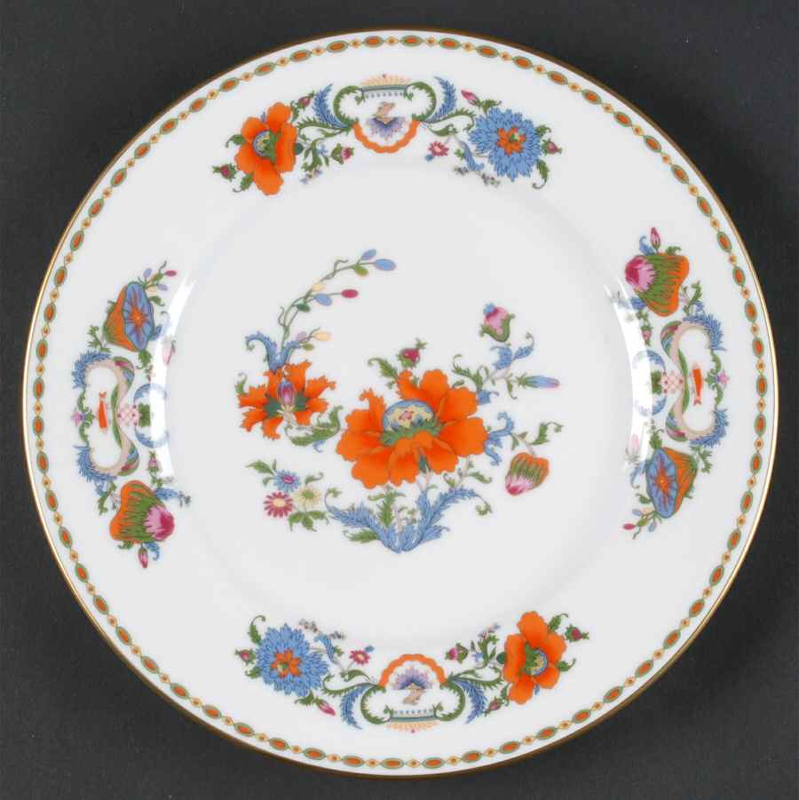 Vieux Chine (Empire, White) Dessert/Pie Plate by Raynaud-1
