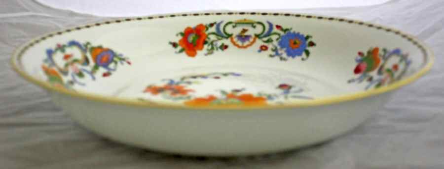 Vieux Chine (Empire, White) Cream Serving Bowl Round by Raynaud-1
