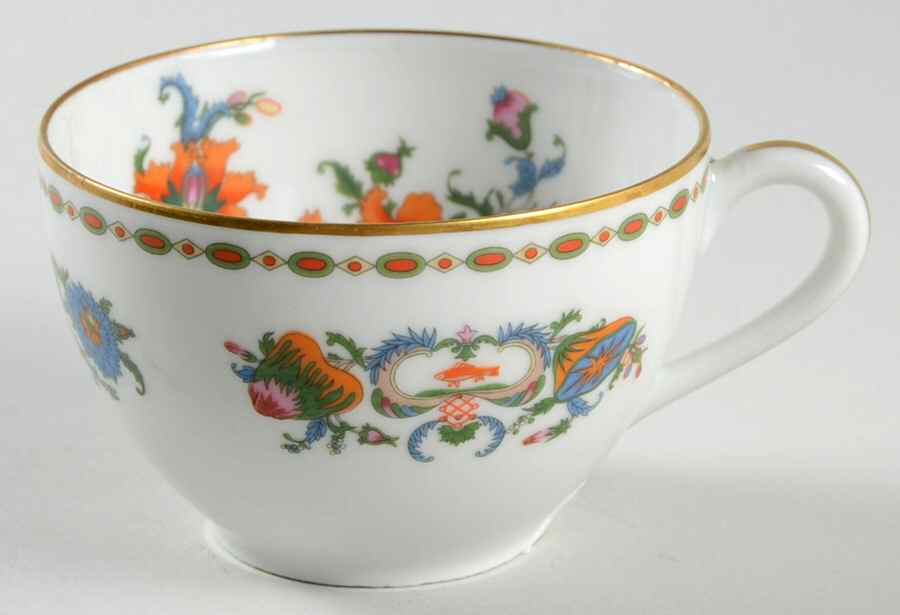 Vieux Chine (Empire, White) Flat Cup by Raynaud-1