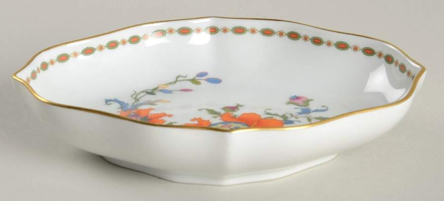 Vieux Chine (Empire, White) Oval Tray, 6" Meissen Cup by Raynaud-1