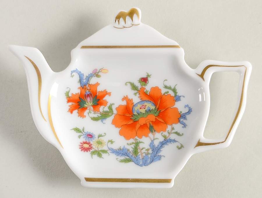 Vieux Chine (Empire, White) Tea Bag Holder by Raynaud-1