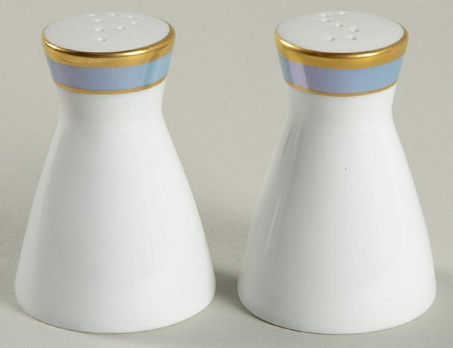 Gala Blue (Classic Rose Collection) Salt & Pepper Set by Rosenthal - Continental-1