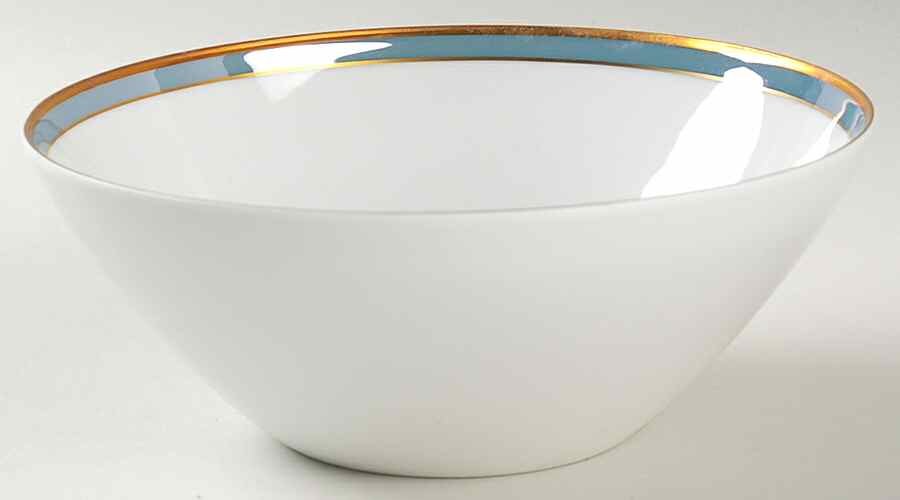 Gala Blue (Classic Rose Collection) 7" Round Vegetable Bowl by Rosenthal - Continental-1