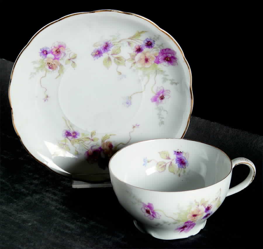 4864-296 Flat Cup & Saucer Set by Rosenthal - Continental-1