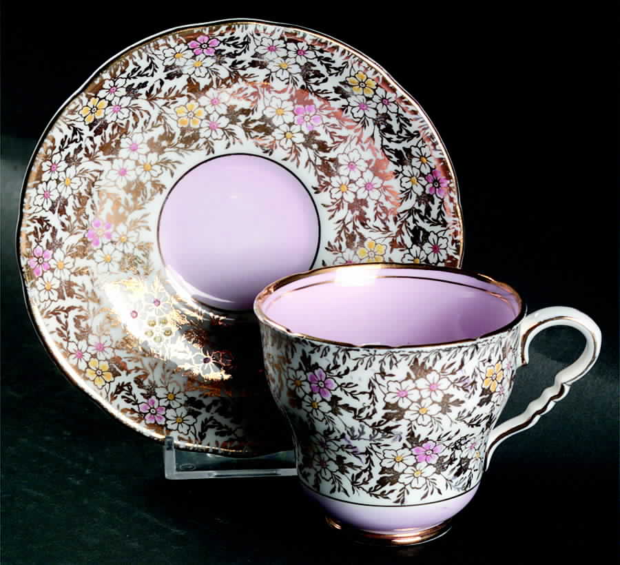8201 Flat Cup & Saucer Set by Royal Stafford-1