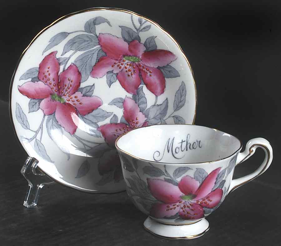 4506a Footed Cup & Saucer Set by Royal Chelsea-1