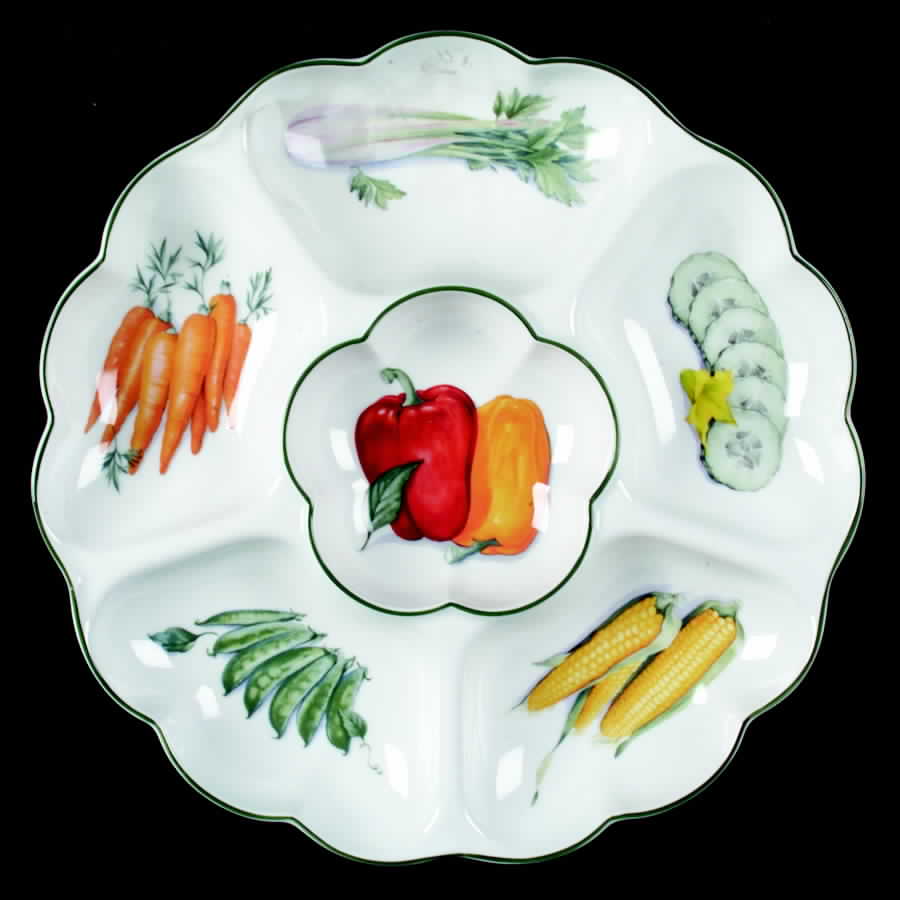 Classic White Vegetables 1-Piece Crudite by Royal Worcester-1
